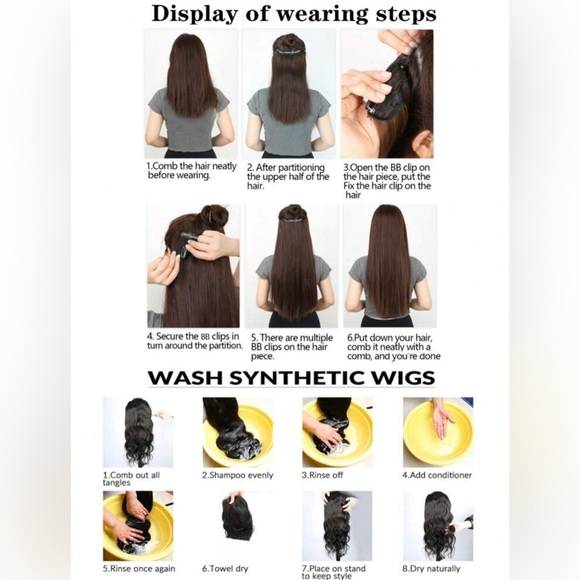 Extra Light Ash  Blonde with highlights hair extensions - Picture 11 of 11